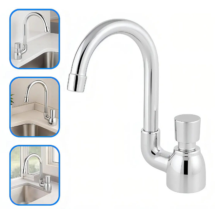 Torneira Automática Nobre para Bancada ref 1799 RAINHA