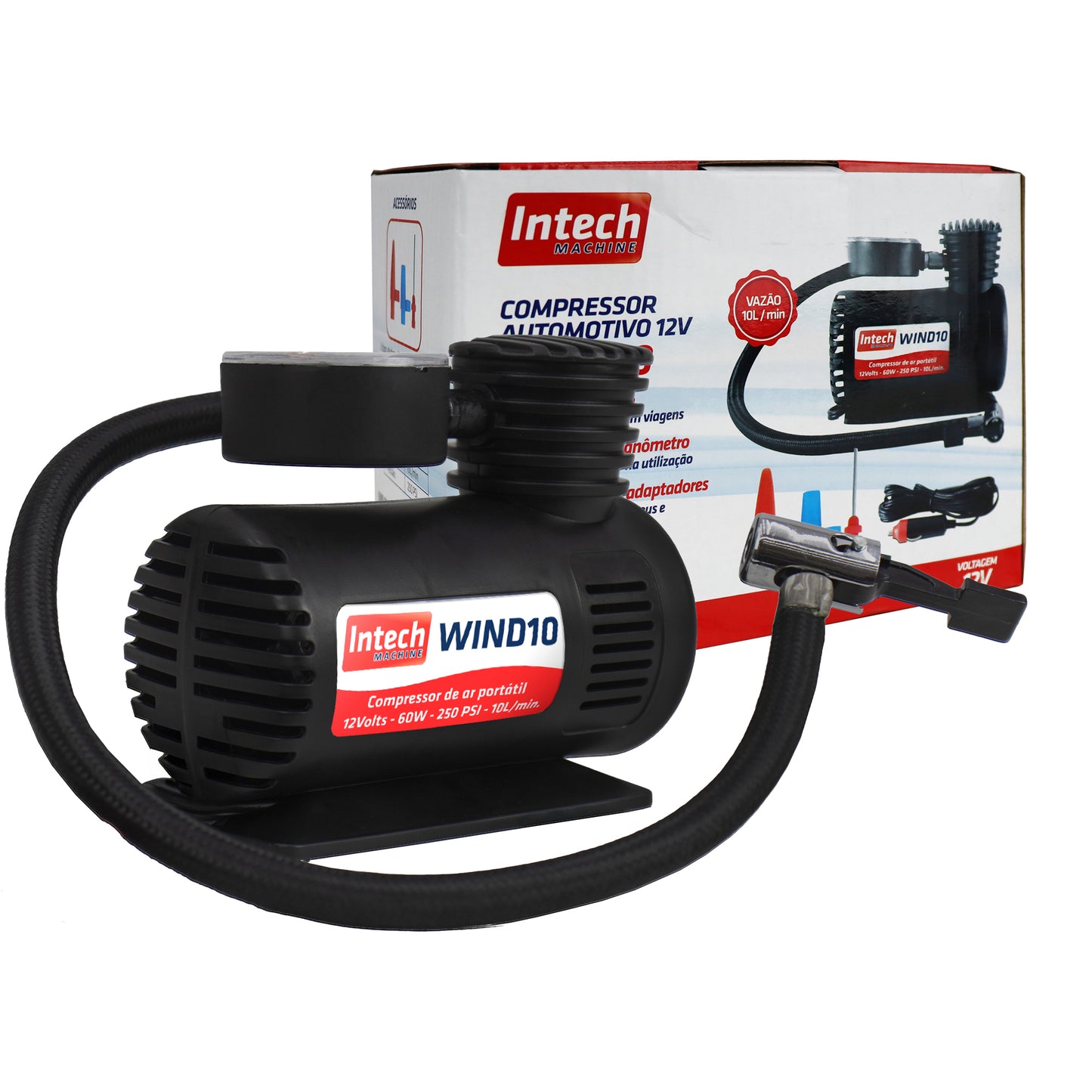 Compressor de ar 12V WIND10 INTECH
