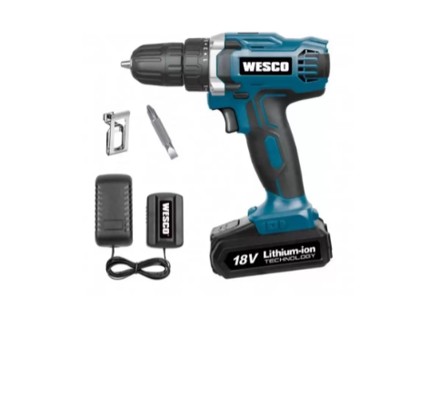 Furadeira/Parafusadeira bateria 18V WESCO WS2972
