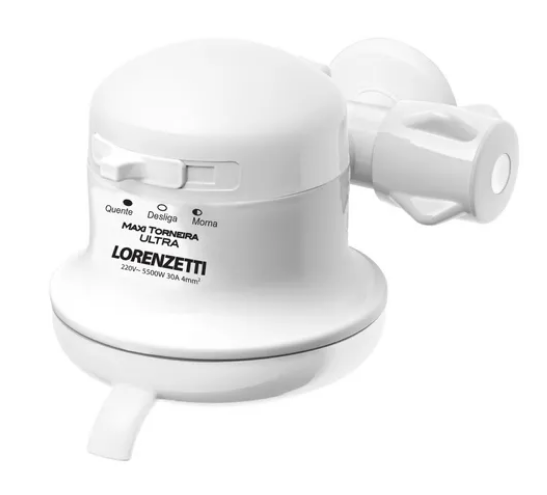 Torneira Maxi Ultra 3 temperaturas 220V 5500W Lorenzetti