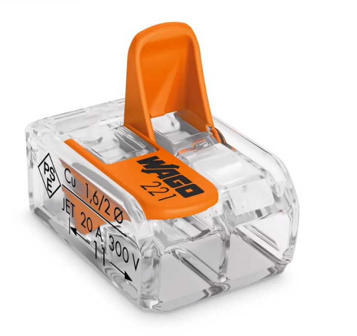 Kit 10 Unidades Conector de Emenda WAGO 221-612