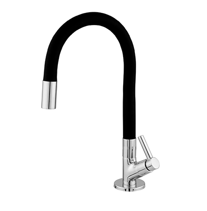 Torneira para cozinha flexivel PRETA BANCADA ref1968C70 Rainha