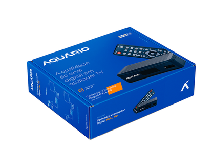Conversor Digital Full HD Compacto DTV-4000S Aquário