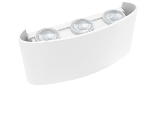 Arandela Lentille Trois BRANCA 6W 3.000K LUMANTI