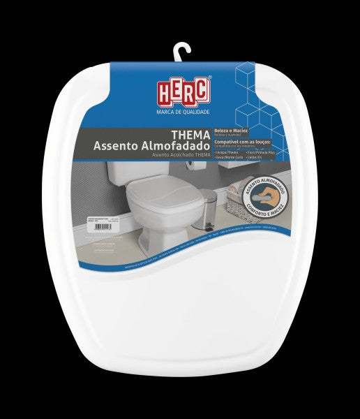 Assento Sanitário Almofadado Thema Herc - CORES