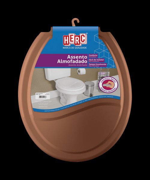 Assento Sanitário Almofadado Universal Herc - CORES