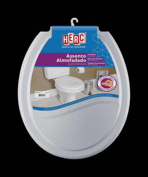 Assento Sanitário Almofadado Universal Herc - CORES