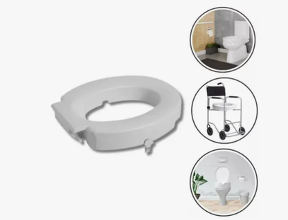 Assento Sanitário Elevado 13cm Oval Sem Tampa | EletroHidro