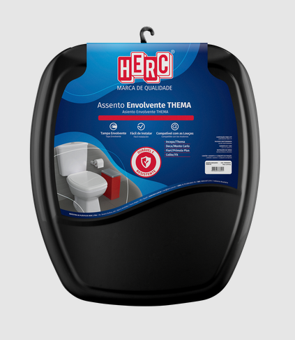Assento Sanitário Thema Envolvente Herc Cores| EletroHidro