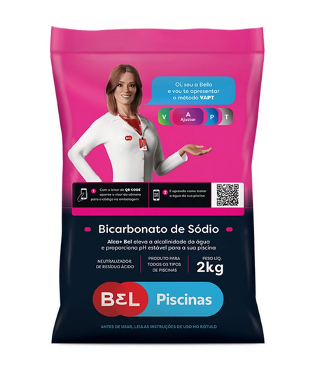 Bicarbonato de sódio para piscinas BEL 2KG