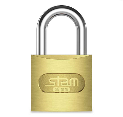 Cadeado Stam 35mm - Zamac Latonado E-Coat