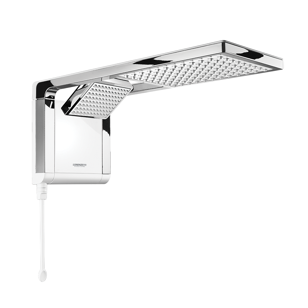 Chuveiro Acqua Duo Branco/Cromado LORENZETTI