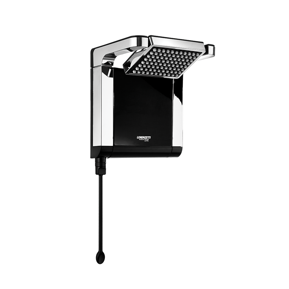 Chuveiro Acqua Star Preto/Cromado 220V 7800W LORENZETTI