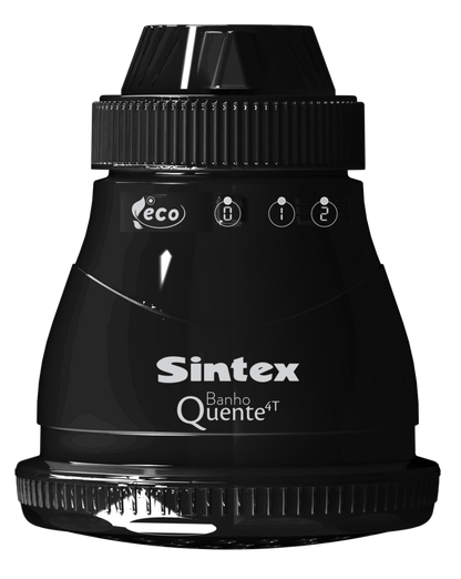 Chuveiro BANHO QUENTE 4T PRETO PIANO 220V 7000W SINTEX