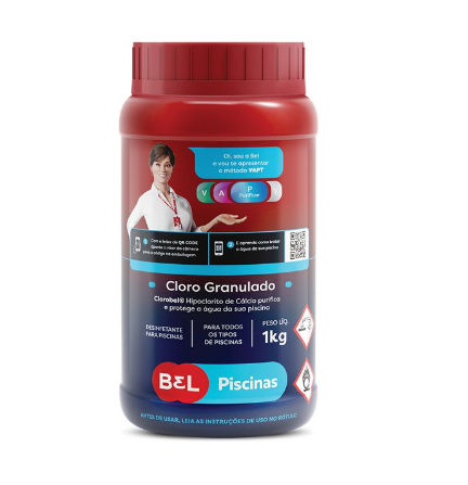 Cloro granulado para piscinas BEL 1KG