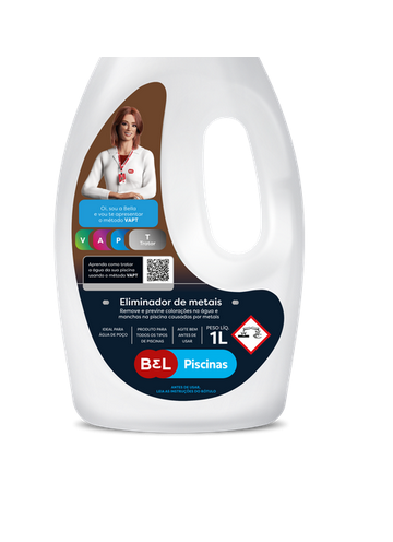 Eliminador de Metais 1L para Piscinas | EletroHidro