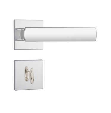 Fechadura BANHEIRO inox 823/35 QUADRADA STAM