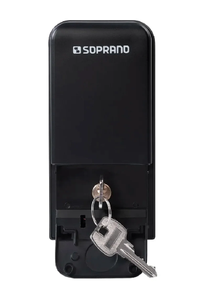 Fechadura Digital Sobrepor Preta FSP202 Soprano | EletroHidro