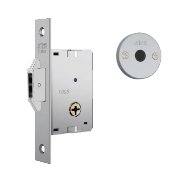 Fechadura STAM AUXILIAR INOX - 1004/1008 REDONDO
