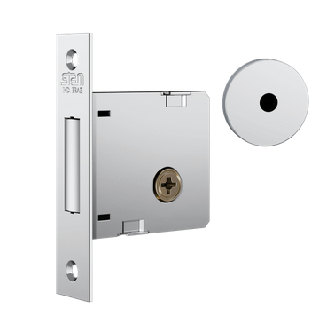 Fechadura STAM AUXILIAR INOX - 1004 REDONDA