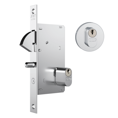 Fechadura STAM Porta de Correr INOX 950