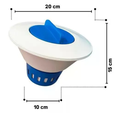 Flutuador Clorador Piscina Grande 600g Netuno | EletroHidro