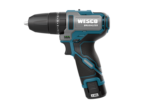 FURADEIRA DE IMPACTO 12V 2 BATERIAS BRUSHLESS WESCO WS2558K2