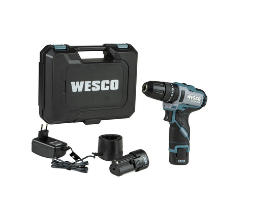 Furadeira de Impacto 12V 2 Baterias Wesco | EletroHidro