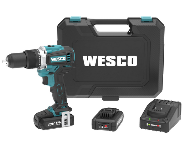 Furadeira de Impacto Brushless 18V Wesco WS2319K2 | EletroHidro