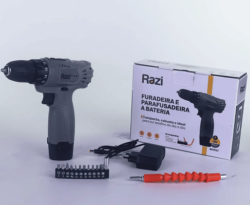 Furadeira e Parafusadeira 12V Razi | EletroHidro