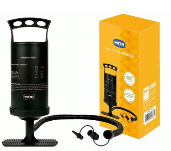 Inflador para Piscina Prático Manual Mor