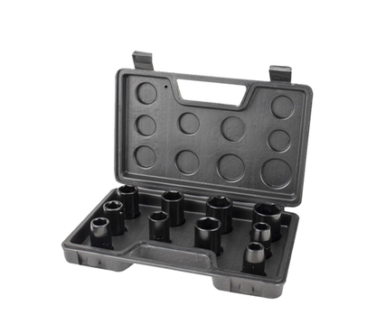 Kit Soquete p/ Chave de Impacto 10 Peças Lynus | EletroHidro