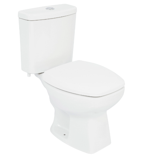 Kit vaso sanitário caixa acoplada Thema branco | EletroHidro