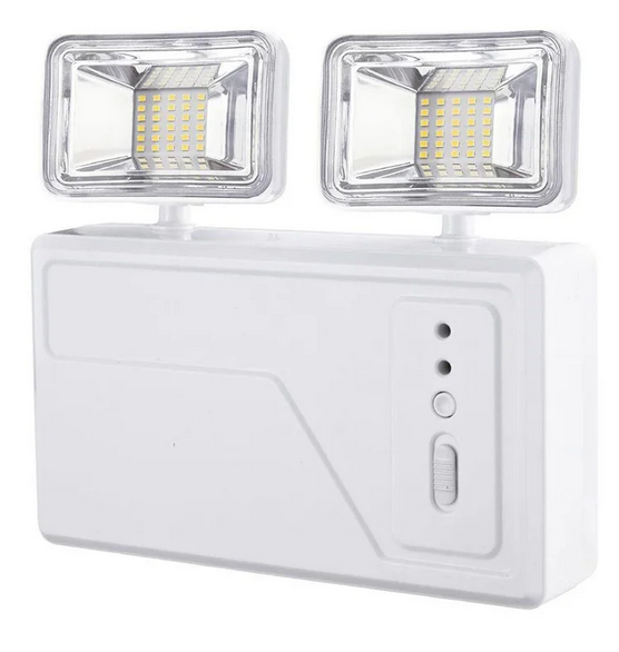Luminária de emergência de led 2 FAROIS 18W/6500K 3000 LUMENS BLUMENAU