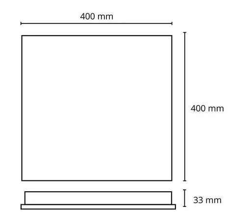 Luminária LED Embutir Quadrada 36W 4200K Lumanti | EletroHidro