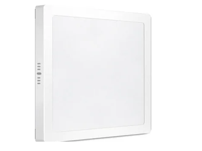 Luminária de LED Sobrepor Quadrada 12W 3000K | EletroHidro