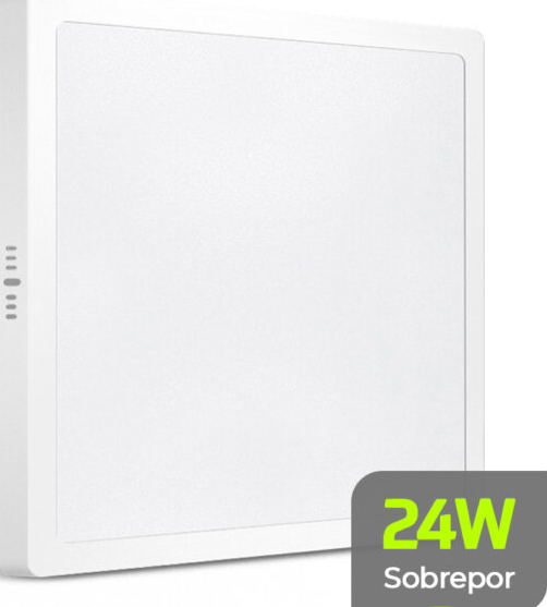 Luminária LED Backstage Quadrada Sobrepor 24W 4.000K LUMANTI