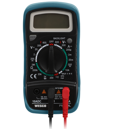 Multímetro Digital Wesco WS8950 Profissional | EletroHidro