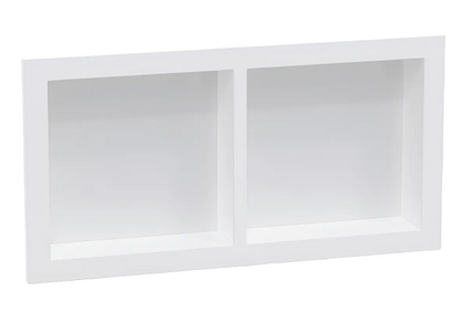 Nicho DUO 30x60cm Embutir Branco Metasul | EletroHidro