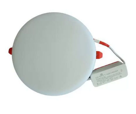 Painel led infinity Embutir/Sobrepor 24W 3000K Redondo GALAXY