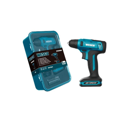 Parafusadeira/Furadeira 12V BATERIA FIXA - WESCO WS2555K