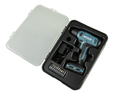 Parafusadeira Furadeira 12V Bateria Fixa WESCO | EletroHidro