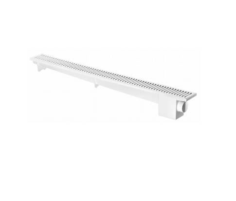 Ralo Linear Modulável Sifonado Branco 70cm HERC