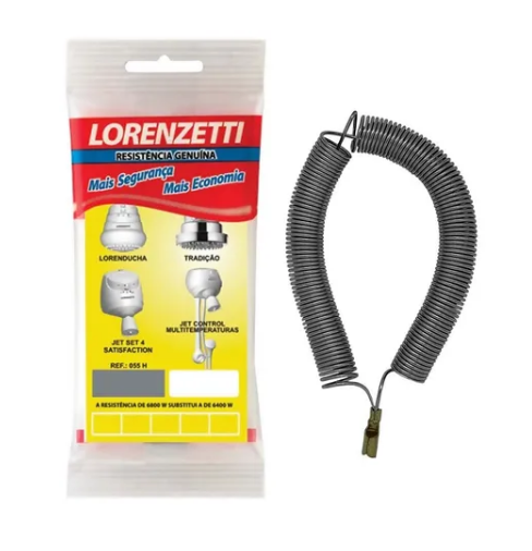 Resistência Loren ducha/Tradição/ Jet Set 4/ Jet Control Mult 220V 6800W REF 055H Lorenzetti