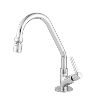 Torneira de cozinha cano alto light c/ arejador móvel BANCADA RAINHA