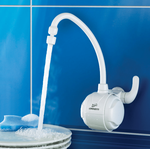 Torneira Elétrica de Parede 5500W Versátil branca LORENZETTI  EletroHidro