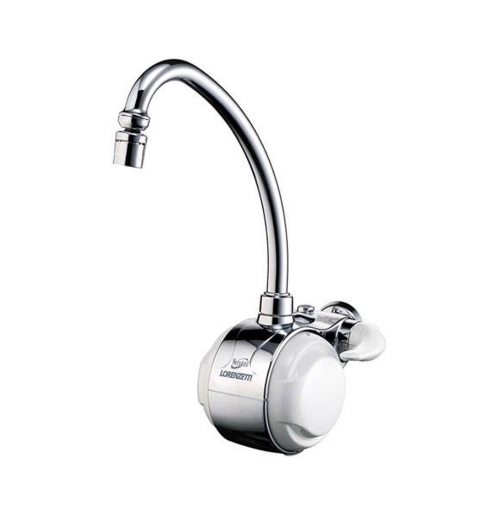 Torneira Elétrica de Parede Versátil Cromada/Branco 220V 5500W Lorenzetti