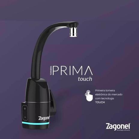 Torneira Eletrônica Prima Touch Preta 5500W | EletroHidro