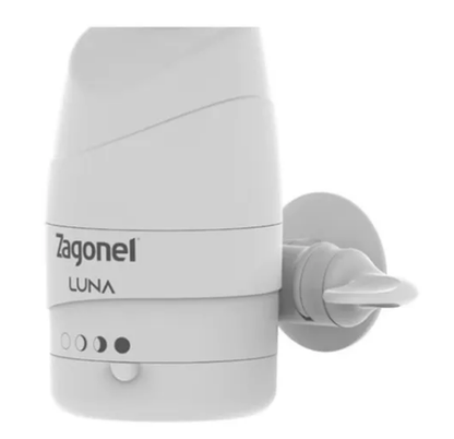 Torneira Elétrica Luna Parede BRANCA 5500W Zagonel | EletroHidro