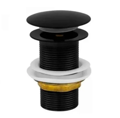 Válvula Lavatório Click 7/8" Preto Fosco | EletroHidro